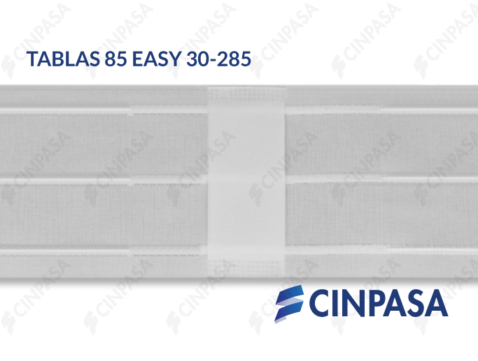  Fronceur à plis plats pour tringle  à passants 